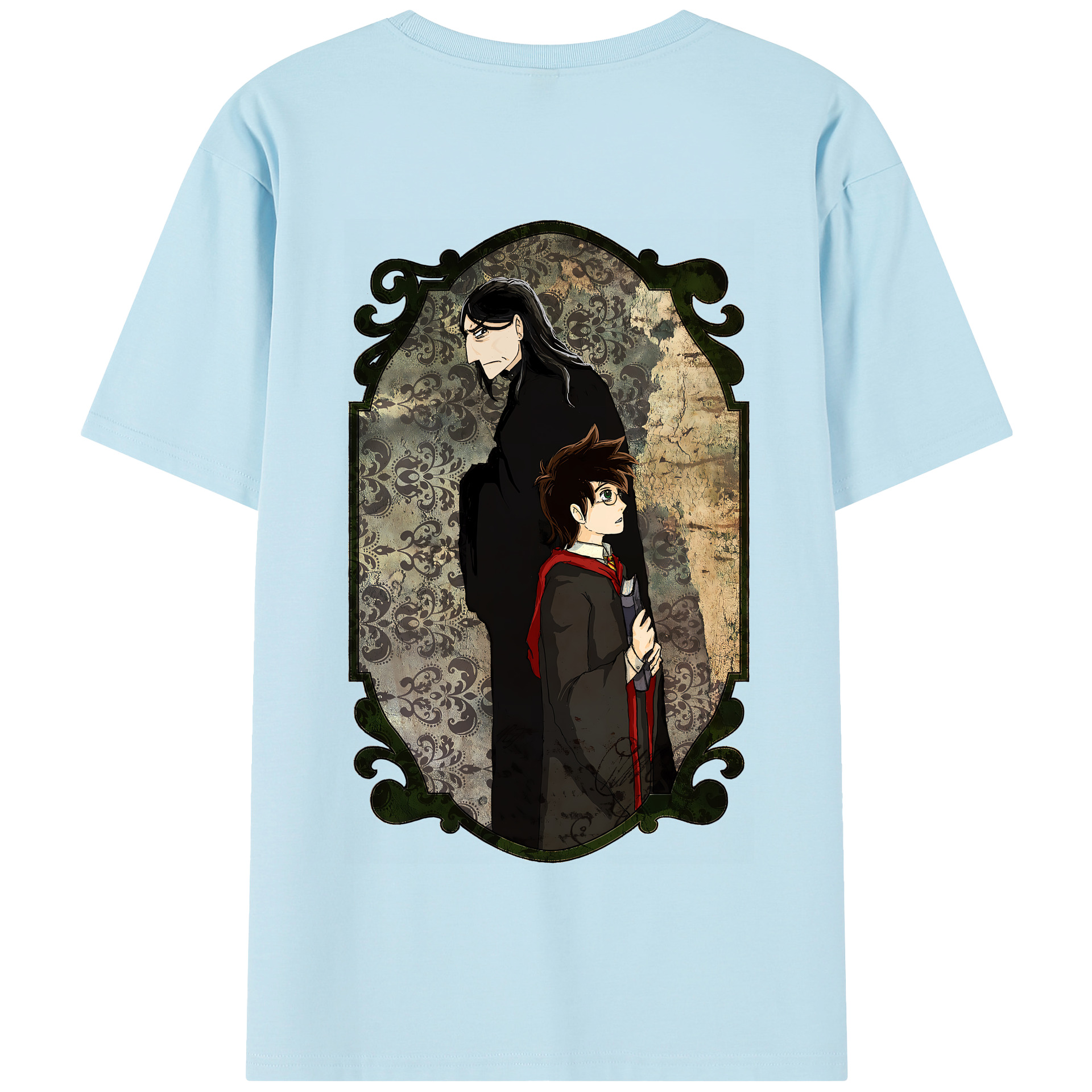 （画像用） Harry Potter ハリー・ポッターシリーズ 綿100％半袖Tシャツ（背面プリント）